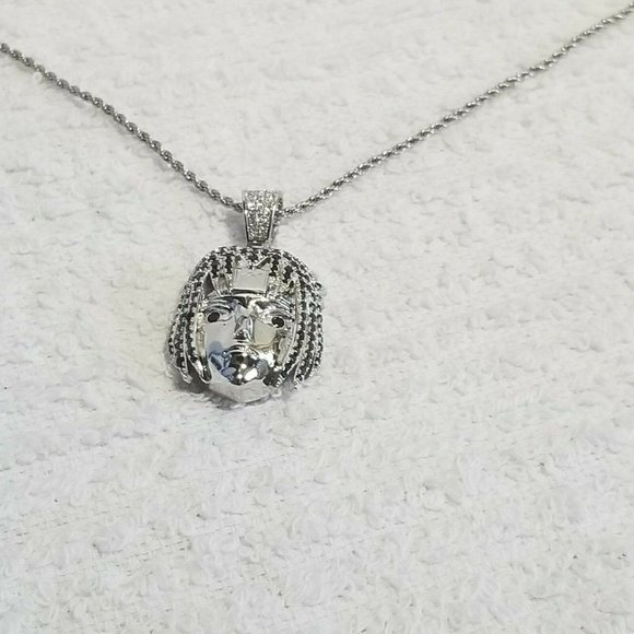 BRASS NARUTO PENDANT WITH  2 MM 20" ROPE CHAIN - Picture 3 of 8